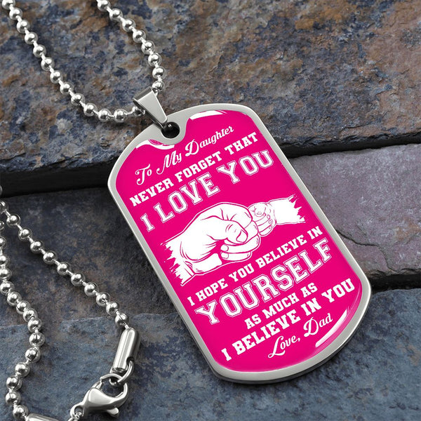 Believe in Yourself Baseball Player Dog Tag – Stamps of Love, LLC