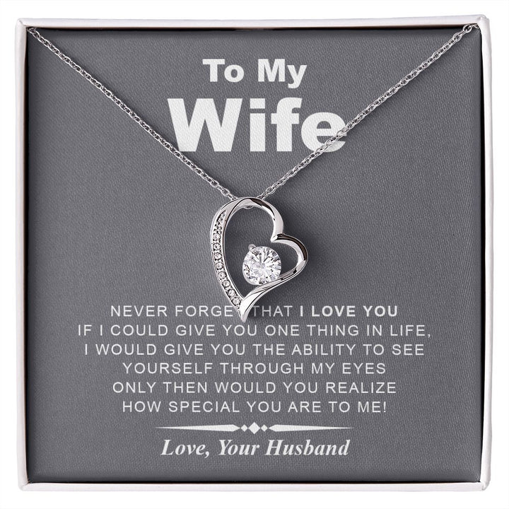 To My Beautiful Wife | Forever Love Necklace – KNQV MERK